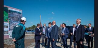 Дмитрий Чернышенко поблагодарил губернатора Новосибирской области за поддержание высоких темпов строительства кампуса НГУ