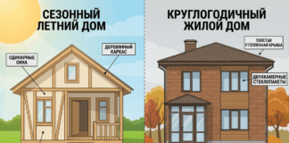 Дачный дом для сезонного и круглогодичного проживания